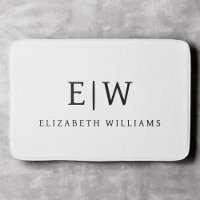 Elegantes Berufliches Monogramm Minimalistisch