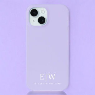 Elegantes Berufliches Monogramm Minimalistisch Case-Mate iPhone Hülle