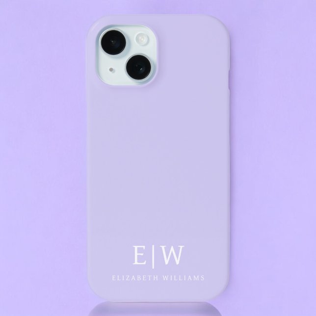 Elegantes Berufliches Monogramm Minimalistisch Case-Mate iPhone Hülle (Von Creator hochgeladen)