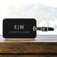 Elegantes Berufliches Monogramm Minimalistisch