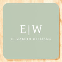 Elegantes Berufliches Monogramm Minimalistisch