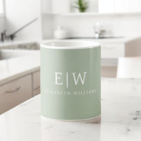 Elegantes Berufliches Monogramm Minimalistisch