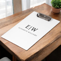 Elegantes Berufliches Monogramm Minimalistisch
