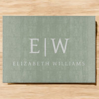 Elegantes Berufliches Monogramm Minimalistisch