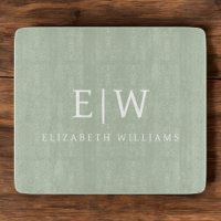 Elegantes Berufliches Monogramm Minimalistisch