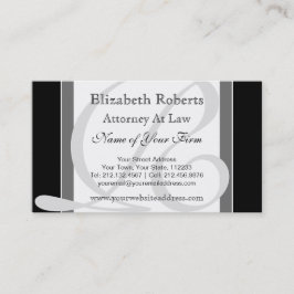 Elegantes berufliches Schwarzes und Grau des Visitenkarte