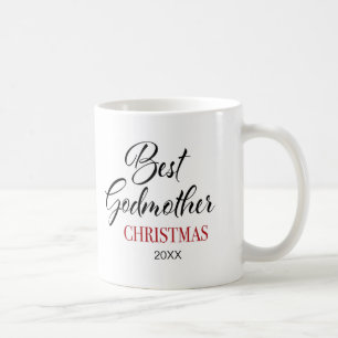 Elegantes Best Godmutter Weihnachten Foto Kaffee T Kaffeetasse