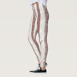 Elegantes Birch Trees Forest Acryllic Artwork | Leggings