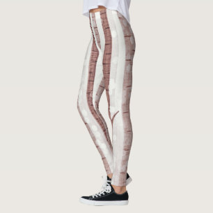 Elegantes Birch Trees Forest Acryllic Artwork   Leggings
