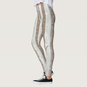 Elegantes Birkenwald Akrylic Artwork  Leggings