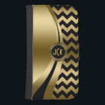 Elegantes Black & Gold Modernes Zigzag Zickzack Mu Phone Geldbeutel<br><div class="desc">Schwarz und Gold und Schwarz moderne geometrische Zickzack Zickzack Muster und dynamische moderne Linien Design. Benutzerdefiniertes und optionales Monogramm Verschiedene Variationen dieses Designs, mit unterschiedlichen Positionen der Elemente und verschiedenen Farbkombinationen. Nicht Glitzer oder metallische Oberfläche, sondern digitaler Bildeffekt. Wenn Sie Hilfe beim Anpassen, Ändern von Farben oder anderen Designs benötigen,...</div>