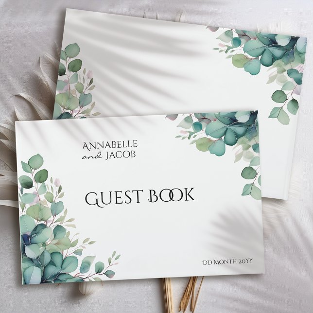 Elegantes Blätter Gästebuch (Von Creator hochgeladen)