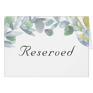 Elegantes Blätter. Wedding reservierte