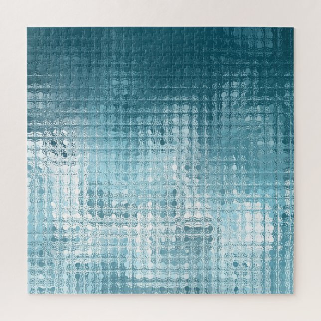 Elegantes Blau Abstrakt: Schöner Hintergrund Puzzle (Vertikal)