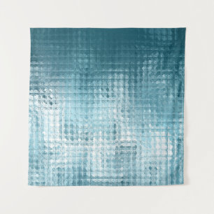 Elegantes Blau Abstrakt: Schöner Hintergrund Wandteppich