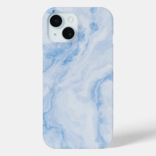 Elegantes Blau-Stein-Marmor-Muster Case-Mate iPhone Hülle