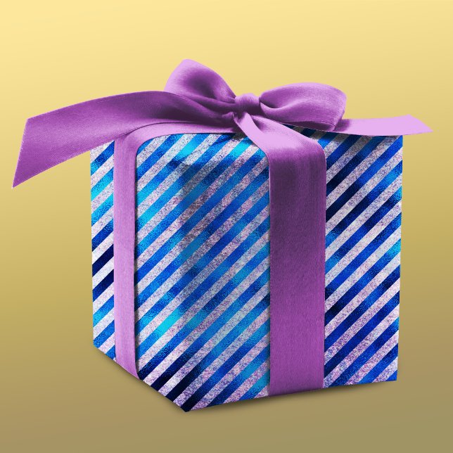 Elegantes blaues Aqua Weihnachtsfeiertage Wra Geschenkpapier (Von Creator hochgeladen)