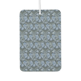 Elegantes blaues Aquarell-Blumenmuster-Einladung Autolufterfrischer