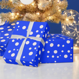 Elegantes, blaues Geschenkpapier