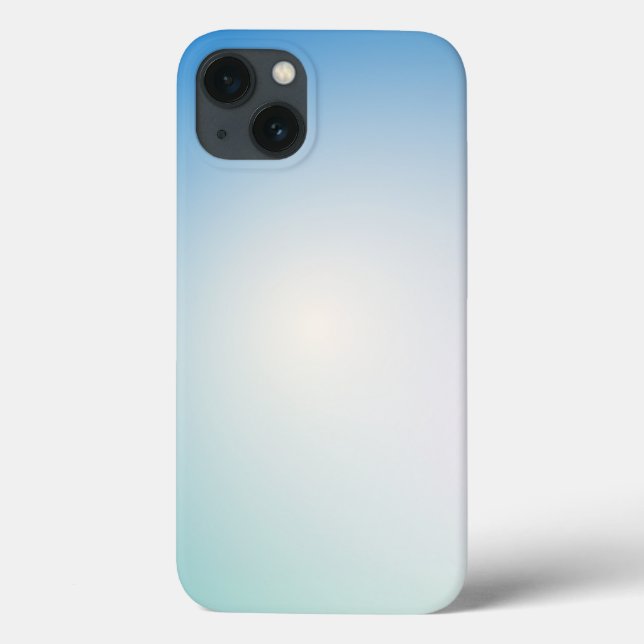 Elegantes blaues Leder Case-Mate iPhone Hülle (Rückseite)