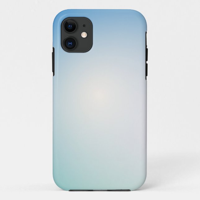 Elegantes blaues Leder Case-Mate iPhone Hülle (Rückseite)