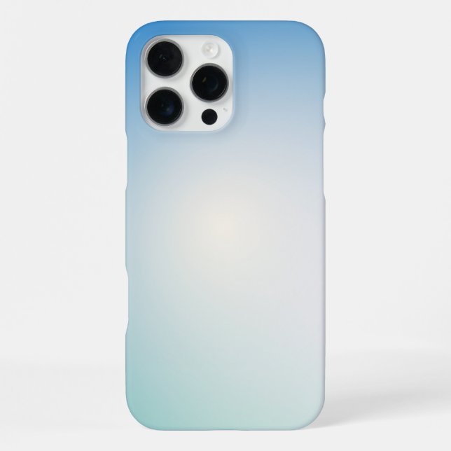 Elegantes blaues Leder iPhone Hülle (Rückseite)