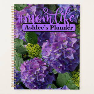 Elegantes blaues lila Magenta grünes Hydrangea Planer