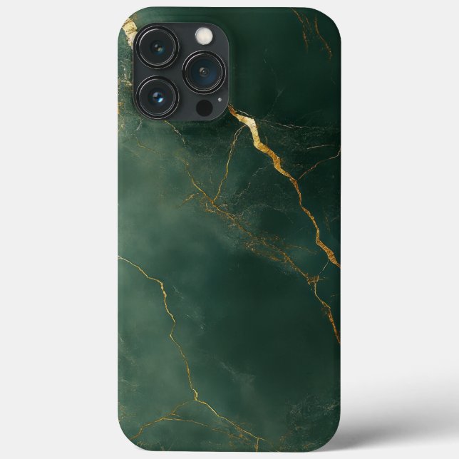 Elegantes blaues Marmorstein-iPhone/iPad-Case Case-Mate iPhone Hülle (Rückseite)