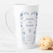 Elegantes blaues personalisiertes Namensgeschenk f