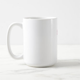 Elegantes blaues, rosa und weißes Blumenbouquet Kaffeetasse
