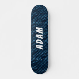elegantes blaues Skateboard
