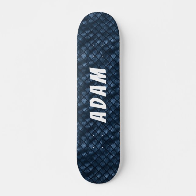 elegantes blaues Skateboard (Vorne)