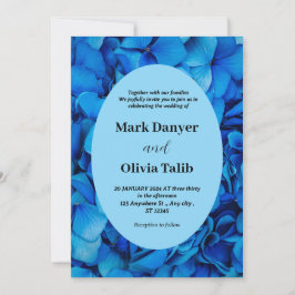 Elegantes Blue Board-Einladungs-Template Einladung