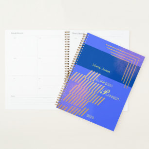 Elegantes Blue Business Planer