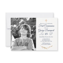 Elegantes Blue First Communitybenutzerdefiniertes