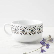Elegantes Blue Seashell Coastal Ocean Dinnerware