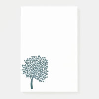 Elegantes Blue Tree Herzdesign