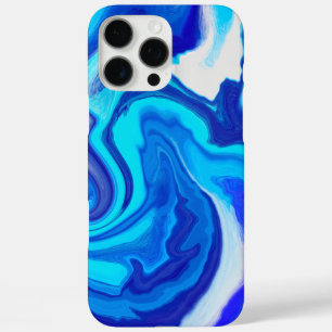 Elegantes Blue & White Marble Design Phone Case