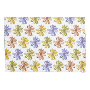 Elegantes Blume Muster Kissenbezug