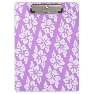 Elegantes Blume Muster Klemmbrett