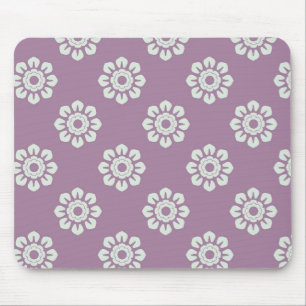 Elegantes Blume Muster Mousepad