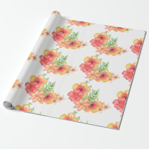 Elegantes Blume Wrapping Paper Geschenkpapier