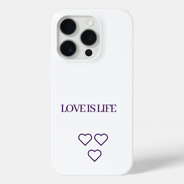 Elegantes Blumen-Case für iPhone 15 Pro 🌸 | Stilv Case-Mate iPhone Hülle (Rückseite)
