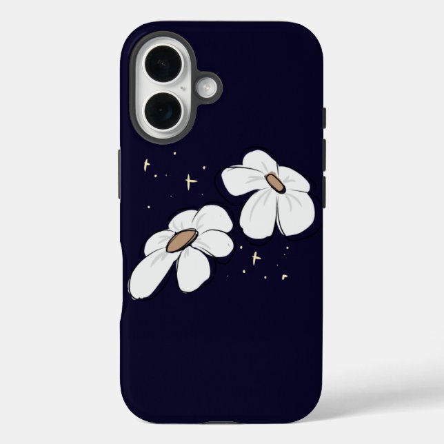 Elegantes Blumen-iPhone-Case  Case-Mate iPhone Hülle (Rückseite)