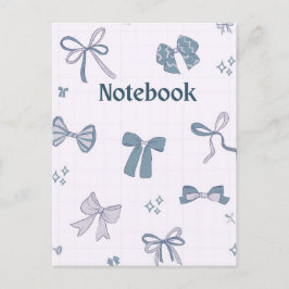 Elegantes Blumen-Linienkunst Notizbuch | Minimalis Postkarte
