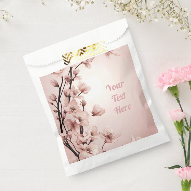 Elegantes Blumenblossom Hochzeitsplanung Geschenktütchen (Versiegelt)