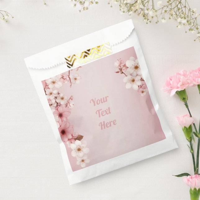 Elegantes Blumenblossom Hochzeitsplanung Geschenktütchen (Versiegelt)
