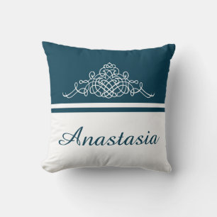 Elegantes Blumendesign Kissen