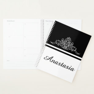 Elegantes Blumendesign Planer