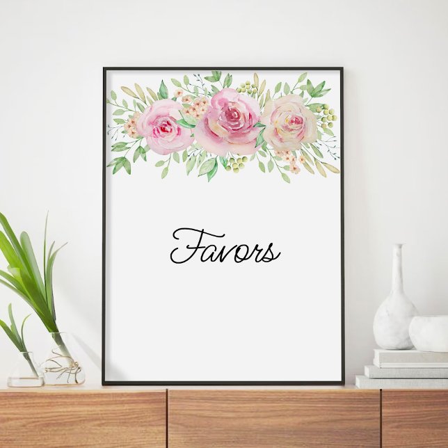 Elegantes Blumenfavors-Poster Poster (Von Creator hochgeladen)